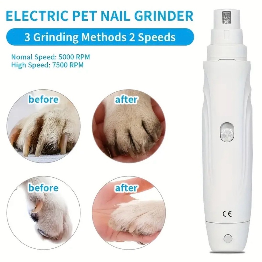 Pet Nail Grinder NEW White - Picture 3 of 6